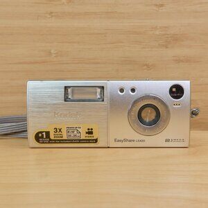 Vintage Kodak Easyshare LS420 2.1 MP Digital Camera, Silver, with original case